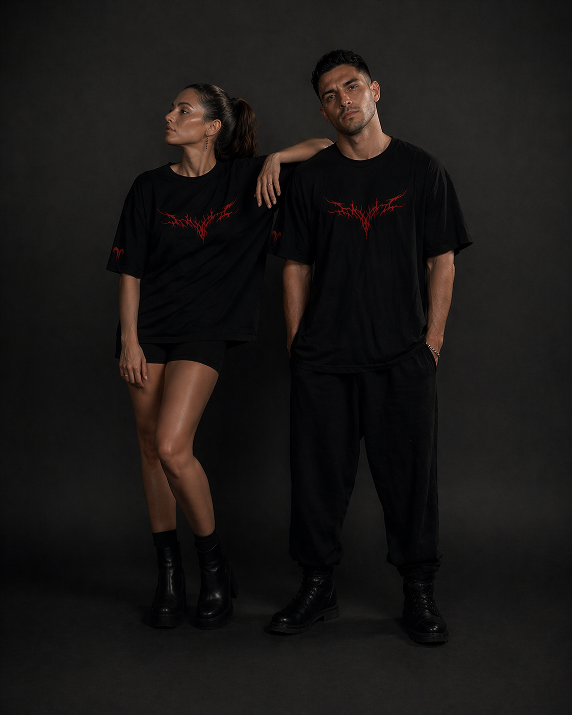 Tee-shirt 220g oversize "Bloodwing" — Dark Line