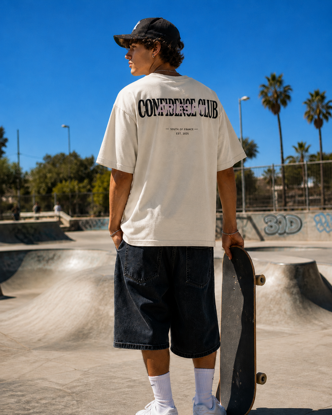 Tee-shirt 300g oversize  "The Club" - Soft Line
