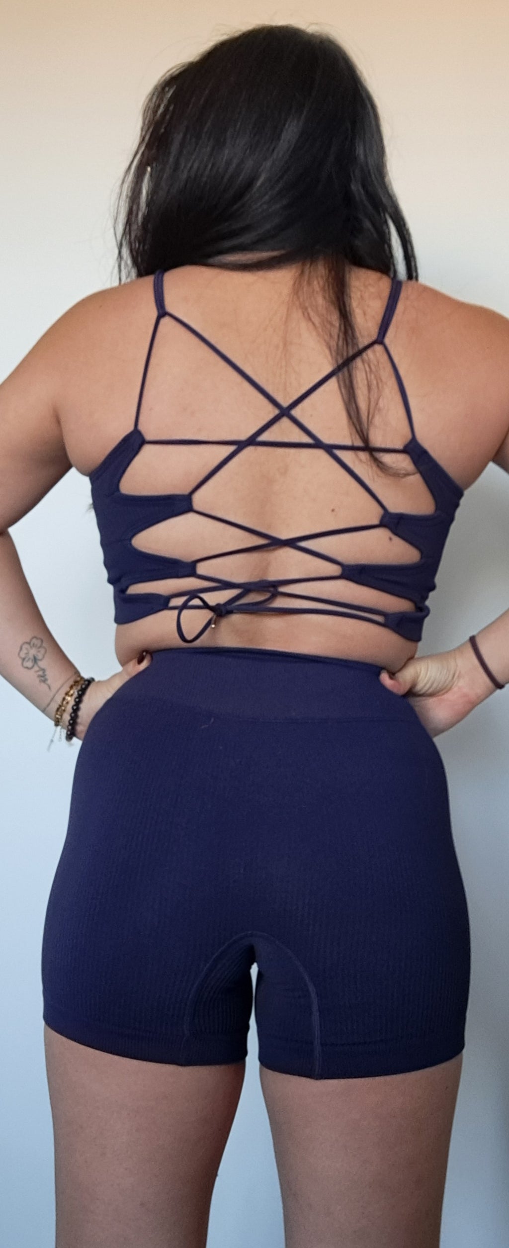 Set Stratus – Brassière crop + Legging + Short