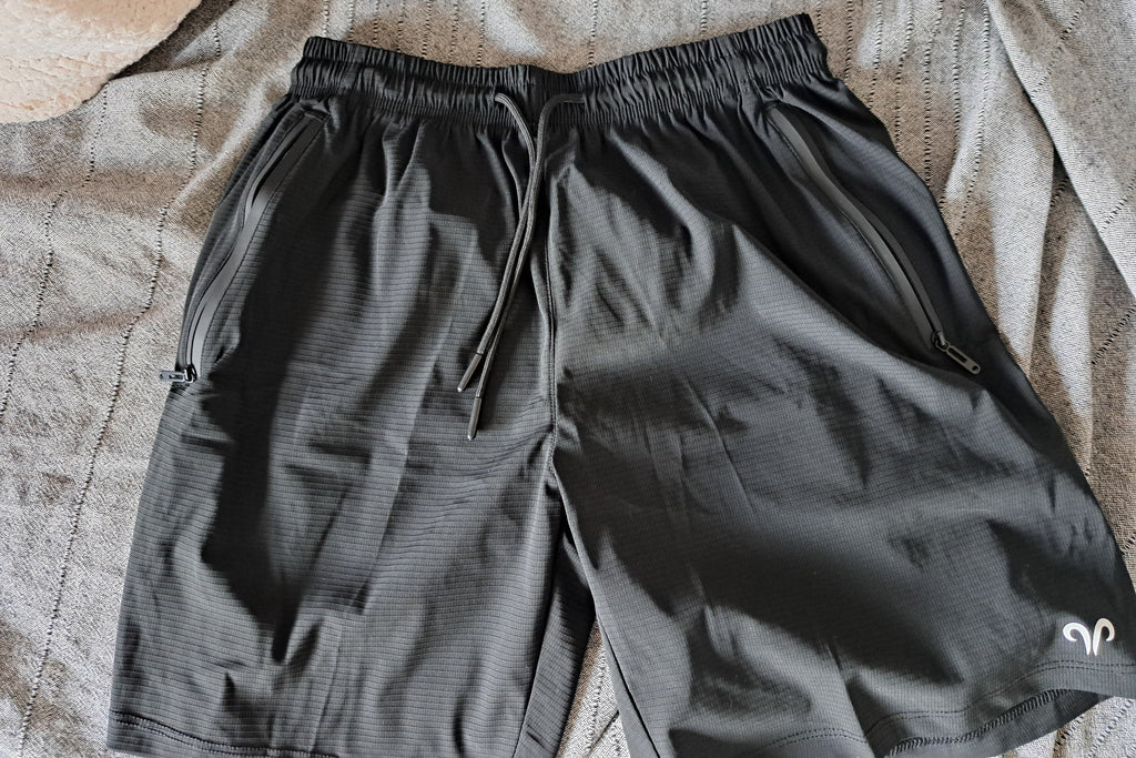 Short de sport noir Obsidian - Ariesfit