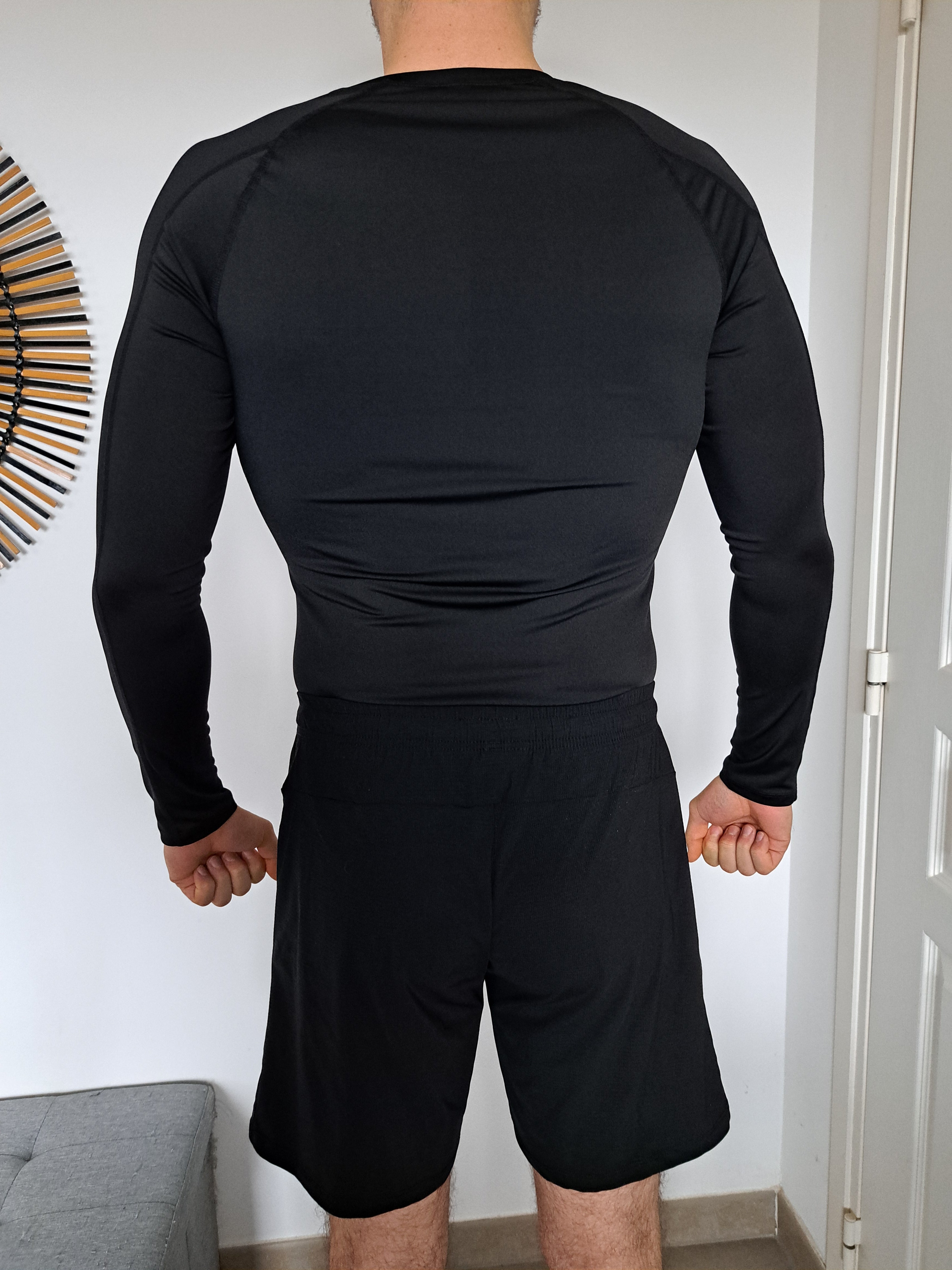 Short de sport noir Obsidian - Ariesfit